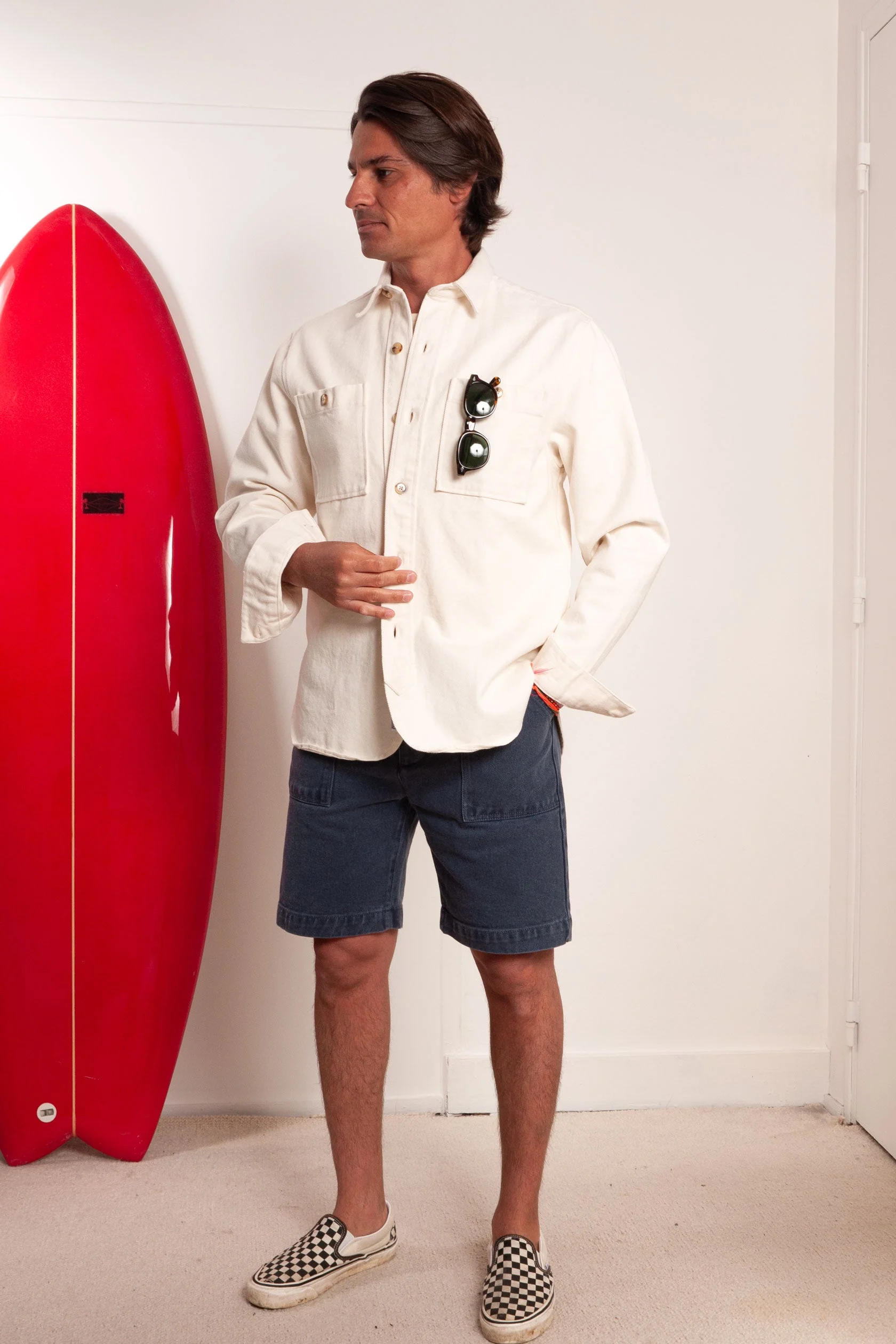 Surchemise twill | Blanc