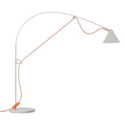Tischleuchte Ayno S 2.0, Grau, Kabel: Neonorange