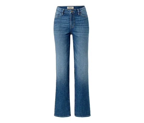 Straight-Denim »Fit Kira«, midblue denim