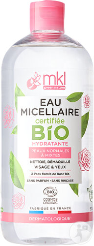 MKL Green Nature Eau Micellaire Bio Hydratante Peaux Normales À Mixtes 500ml