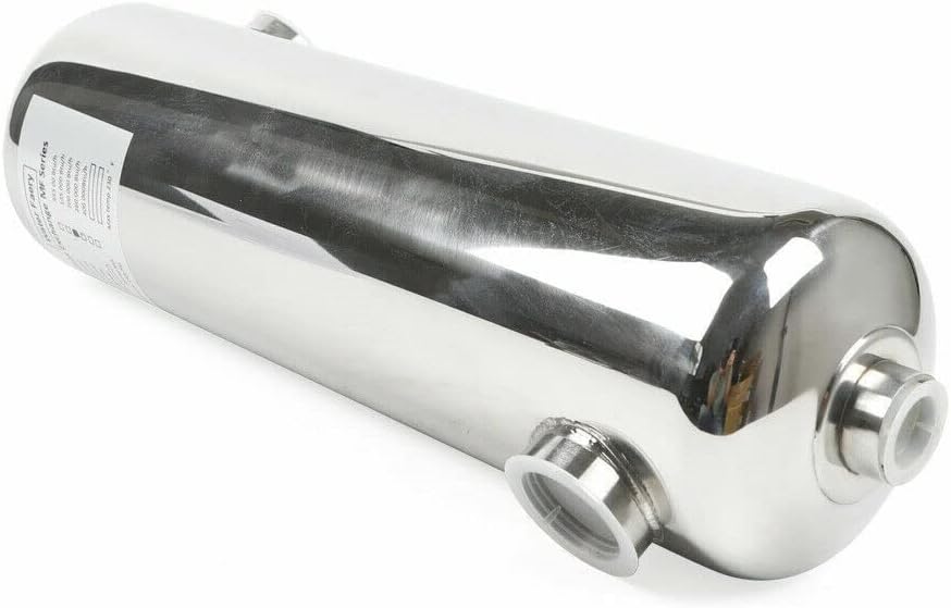 60Kw Edelstahl Schwimmbad Wärmetauscher 485 X 134 mm Schwimmbad Heizung für Schwimmbäder, Saunen, usw.