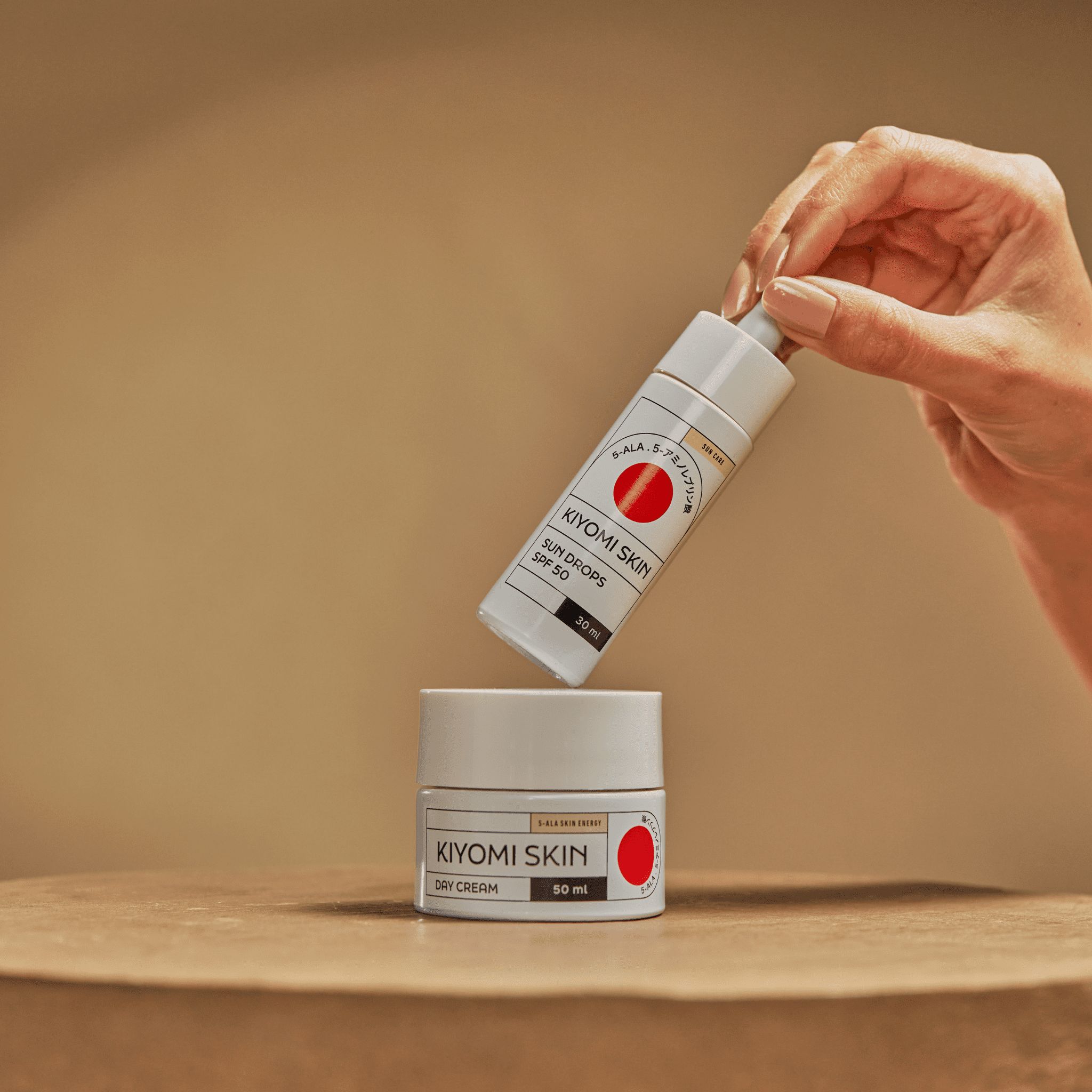 Kiyomi Skin Hautschutz Duo - Gesichtscreme und Sonnenserum