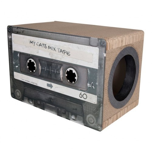 Mixtape Scratching Post/Cave District70 Preto e Marrom