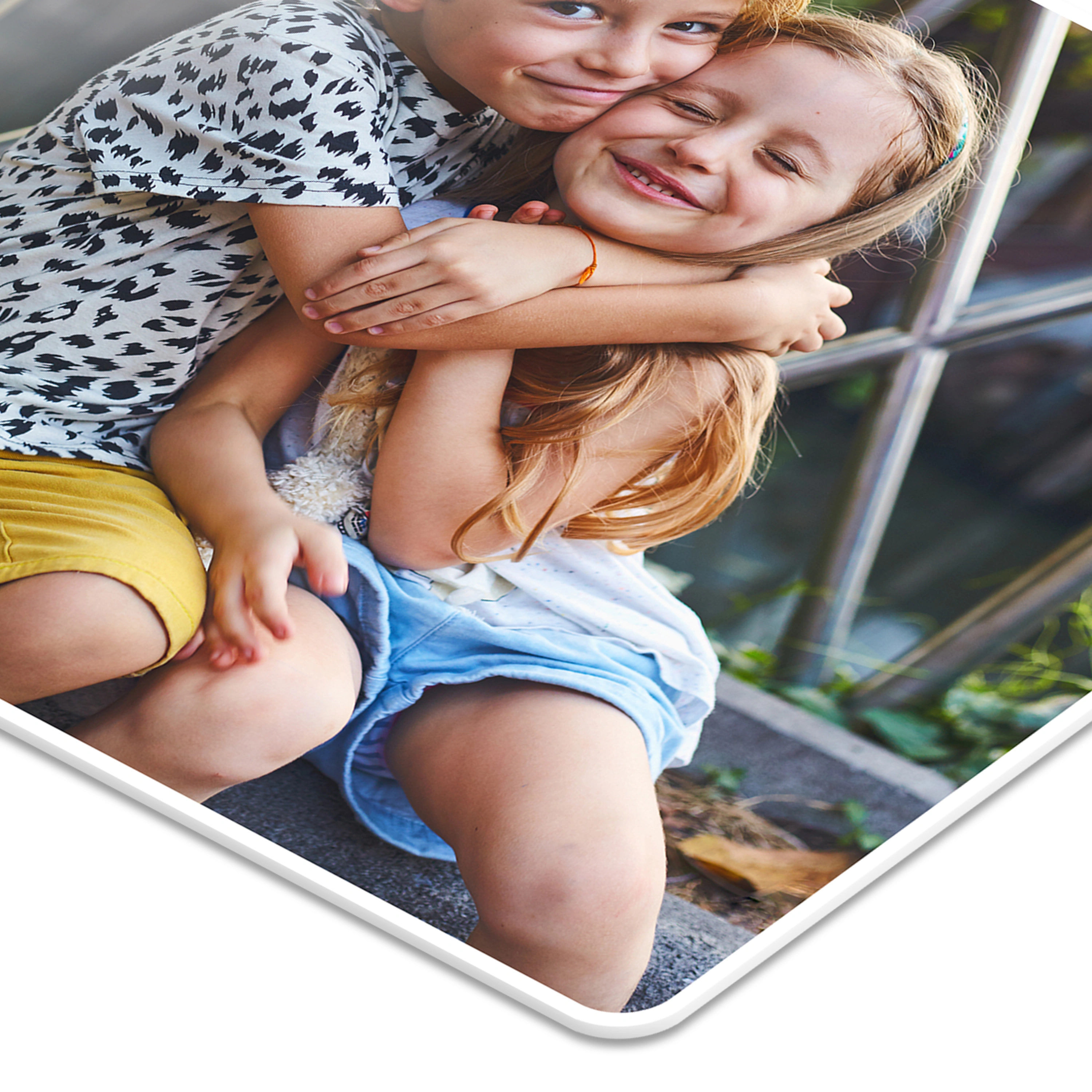 Tischset mit Foto oder Namen bedrucken (Farbe: weiß)