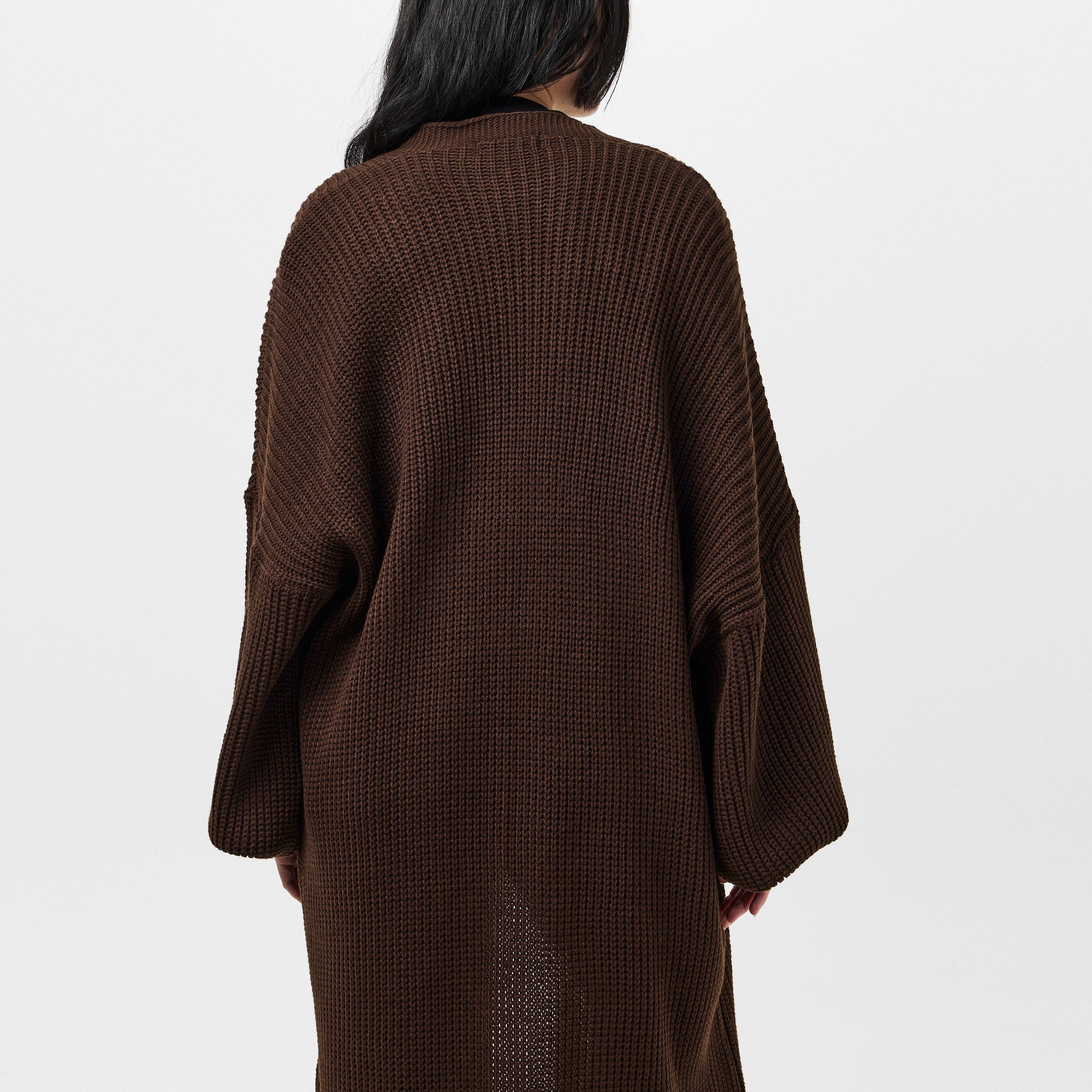 Missy Empire Balloon Sleeve Knitted Cardigan