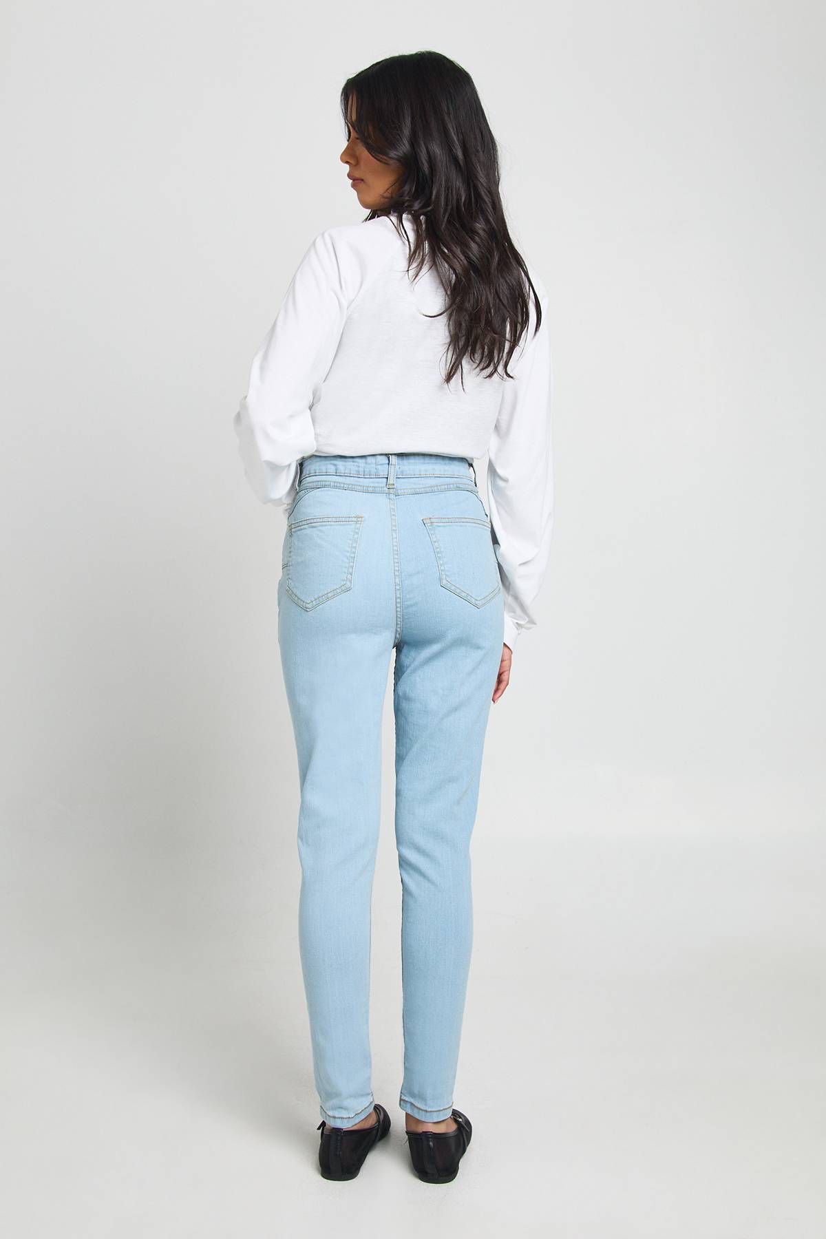 boohoo Jean Skinny Taille Haute Sculptant le Fessier