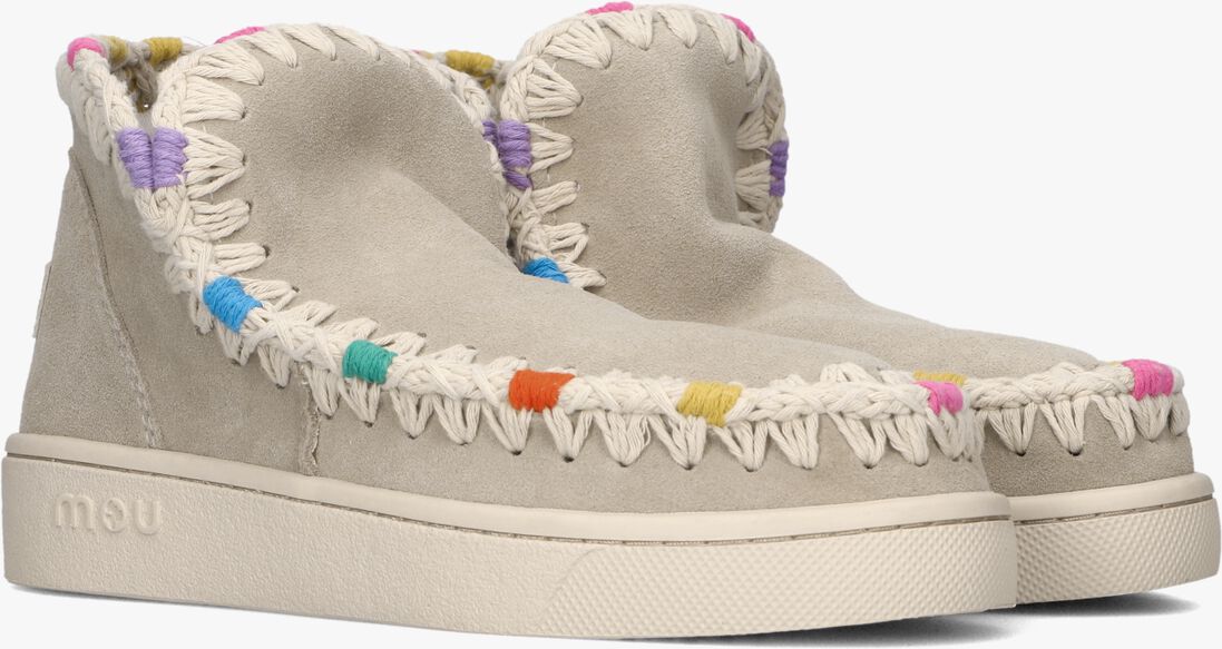 MOU beige mou enkellaarsjes mu.sw211047a