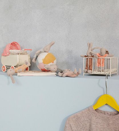 Maileg Kaninchen - Mikro - Braun/Rosa Streifen