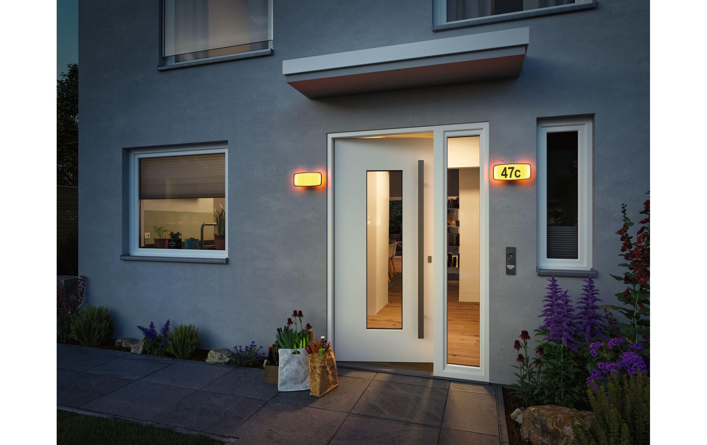 LED Hausnummernleuchte, Smart Home Zigbee 3.0Wandnummerleuchte