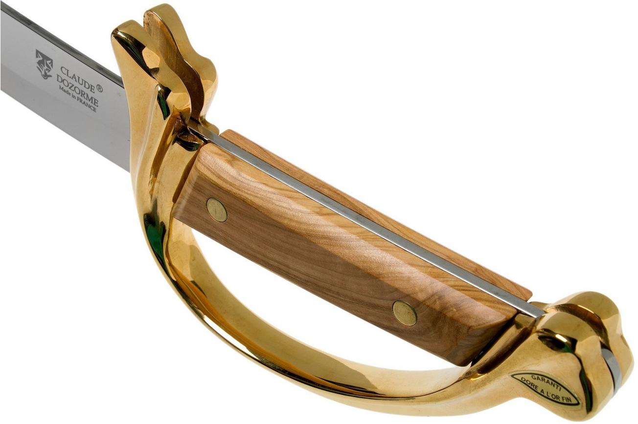 Claude Dozorme champagnesabel Napoleon olijfhout