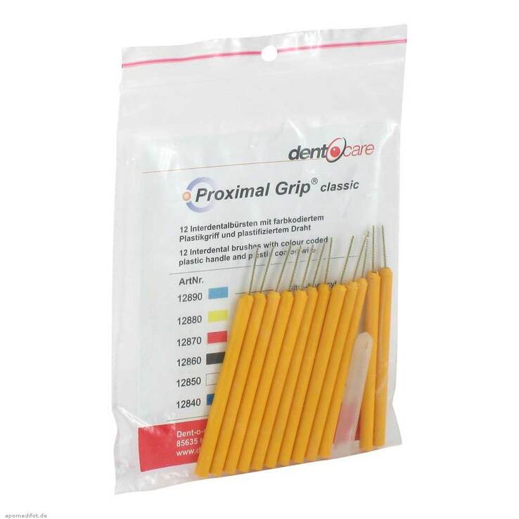 Proximal Grip xxxx-fein gelb Interdentalbürste, 12 St
