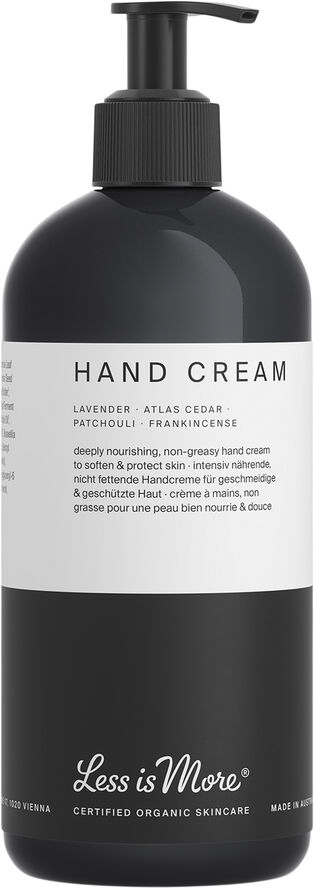 Less Is More Organic Hand Cream Lavender