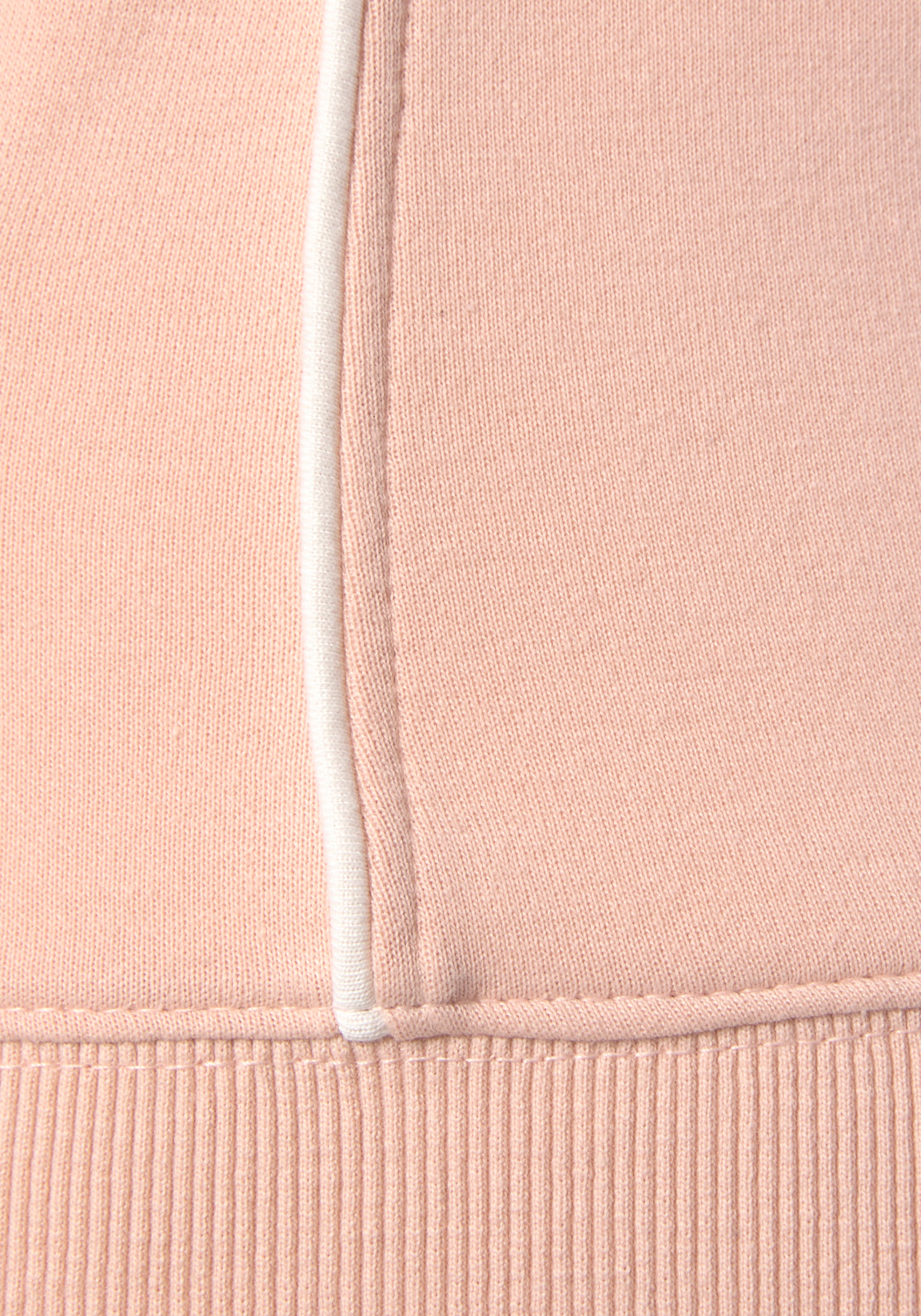 H.I.S Kapuzensweatjacke , mit seitlichem Piping und kleiner Markenstickerei, Loungewear