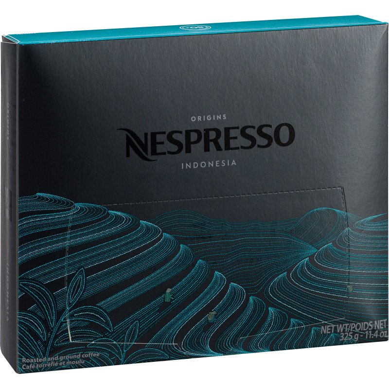 Capsule de café Nespresso Professionnel Indonesia FairTrade  - Boîte de 50