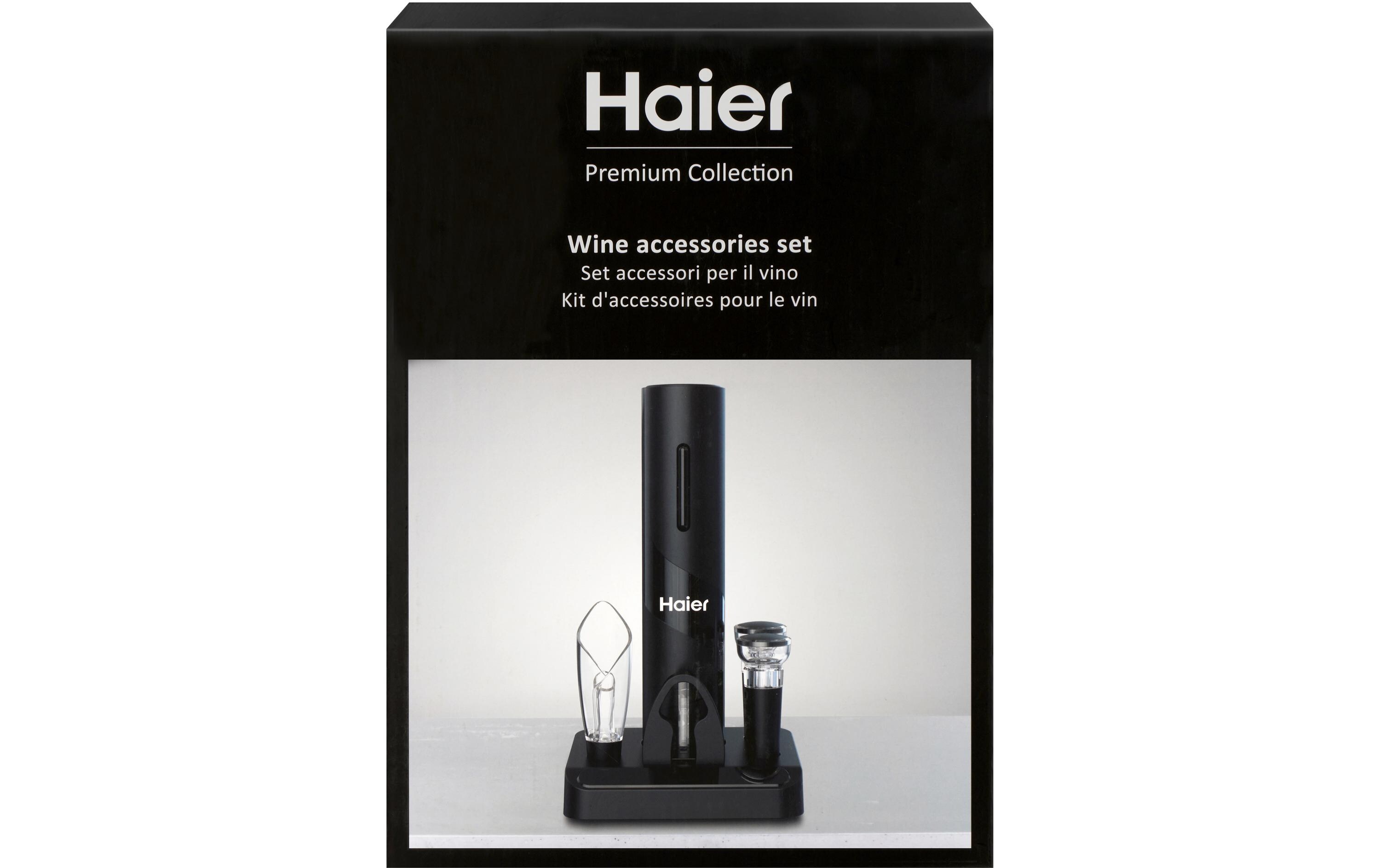 Weinset HAWBKIT05 SchwarzBatteriebetriebenes Weinset