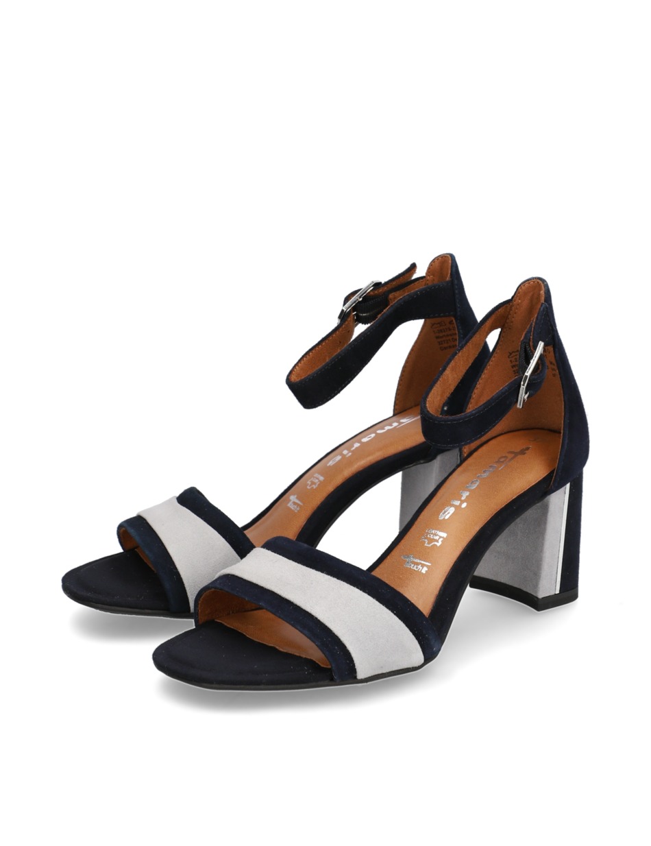 Veloursleder Sandale