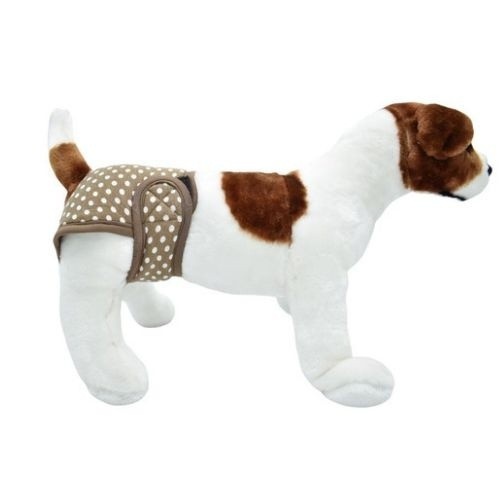 Calcinhas resistentes ao calor na cor marrom, da marca Loyal, para cães.