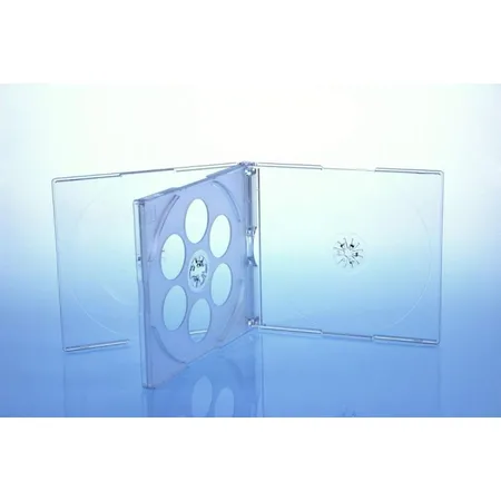 Sauerwald CD/DVD Jewelcase 4er, glasklar/transparent