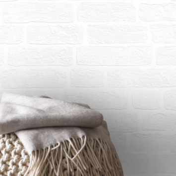 Overschilderbaar vliesbehang extra breed Bricks 111918
