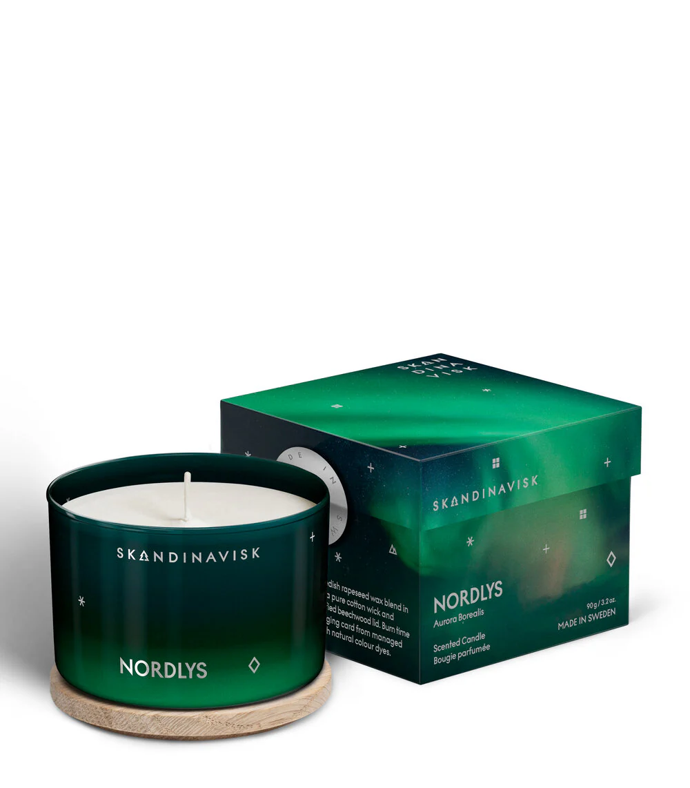 Skandinavisk  Nordlys duftlys - 90g
