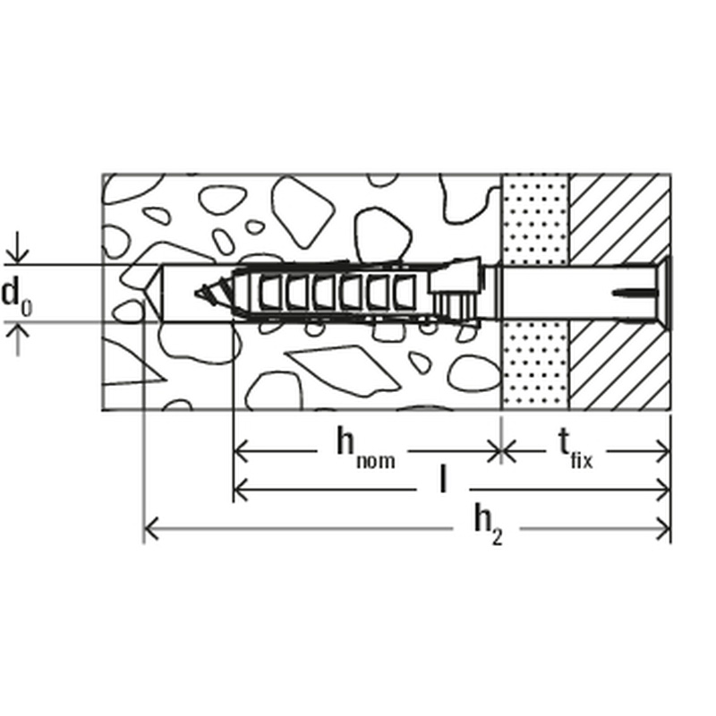 Fischer SXR T kozijnpluggen 10x80mm