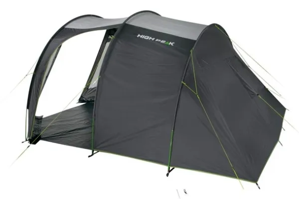 High Peak Ancona 4.0, Camping, Tunneltelt, 4 person(er), Grøn, Grå, Lys grå