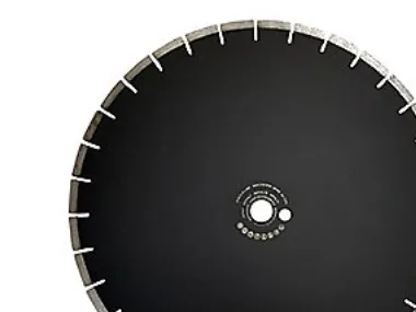 Carat asfalt klinge Ø450x25,4 - 10mm segment, tørskæring, til sten og gulvskæremaskiner