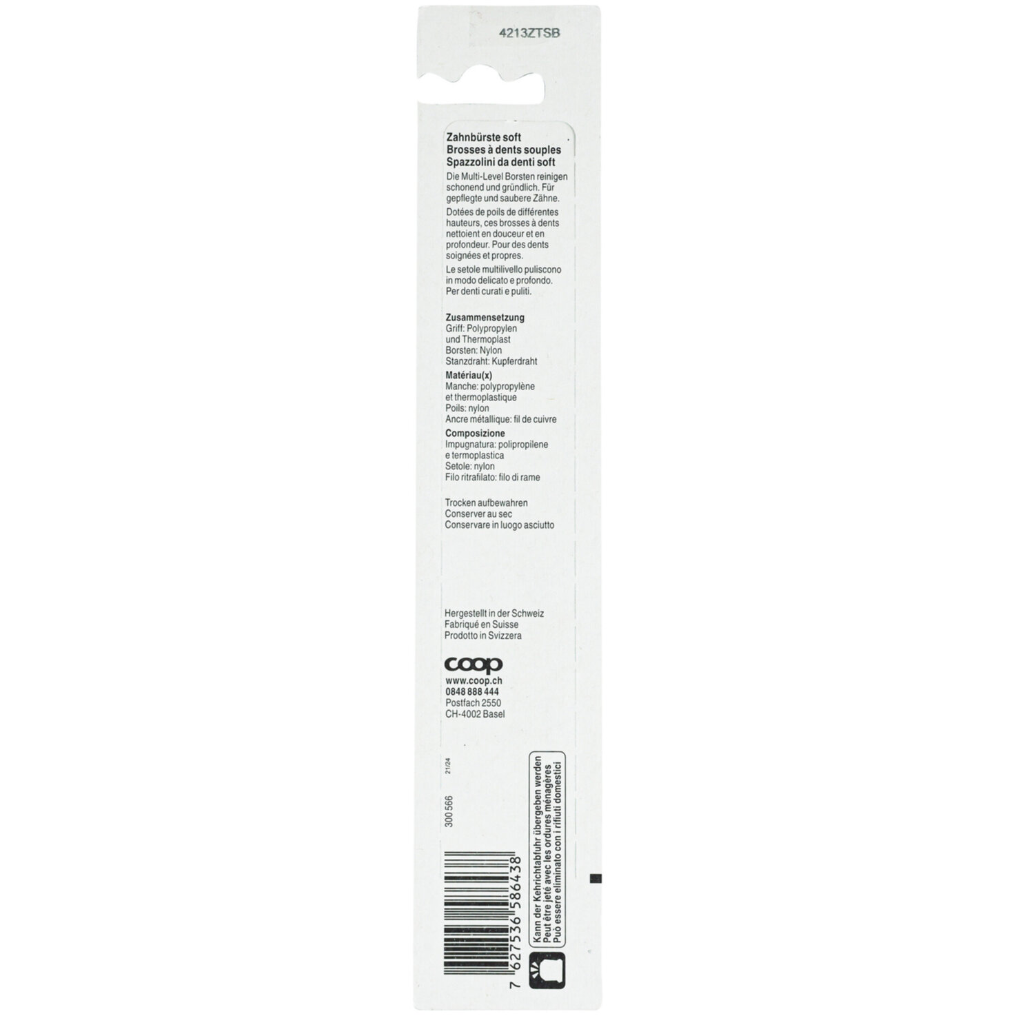 Prix Garantie Zahnbürste soft 2 Stück