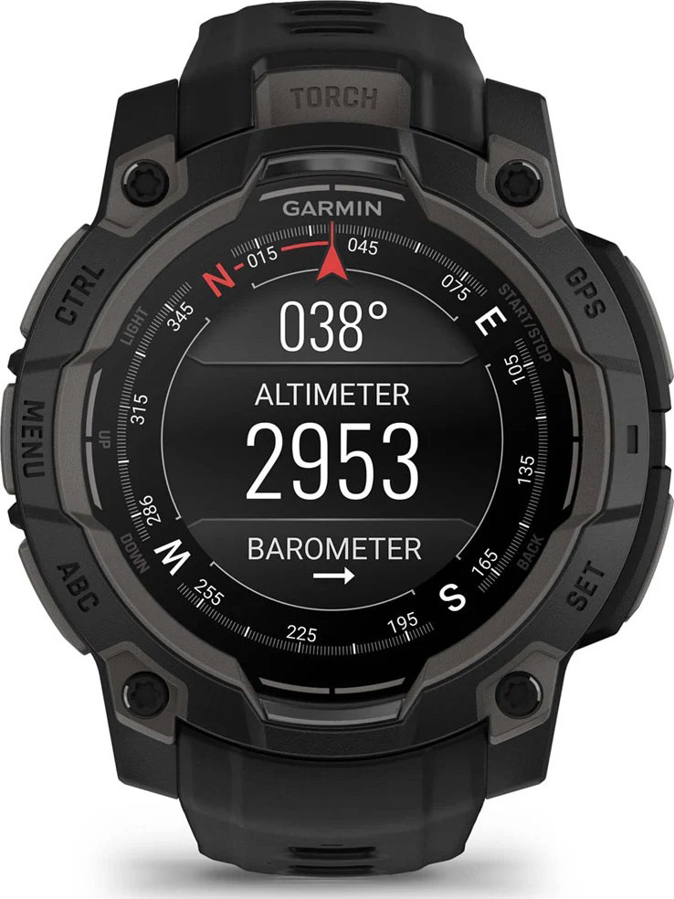 Instinct 3 - AMOLED - 45mm Black Bezel/Black Band