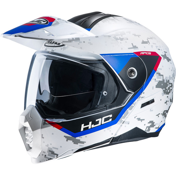 HJC - Casque C80 Bult MC21SF / Blanc / Bleu / Rouge
