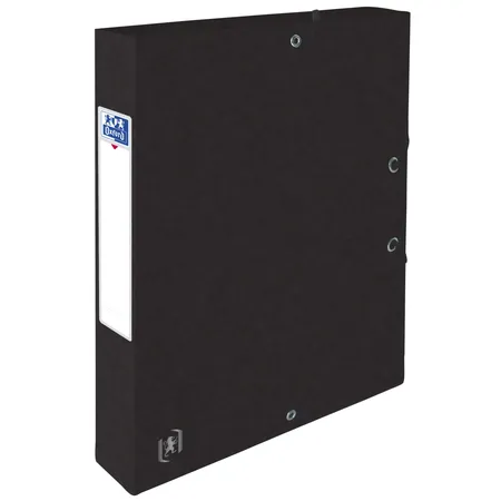 Oxford Sammelbox TOP FILE+, A4, Rückenbreite 40mm, aus 425 g/m² karton, schwarz