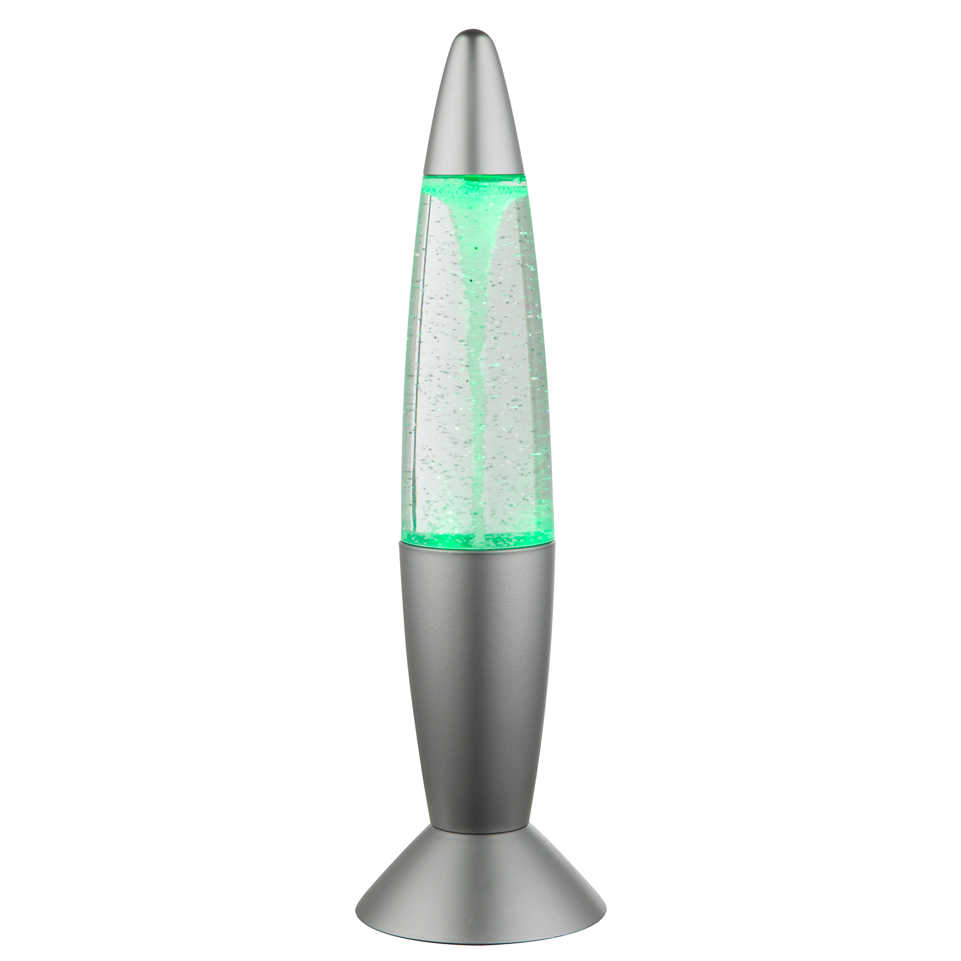 LED-Tischleuchte - silber - mit Farbwechsel