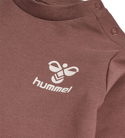 Hummel Sweatset m. Body L/æ - hmlTrio - Muskatnuss