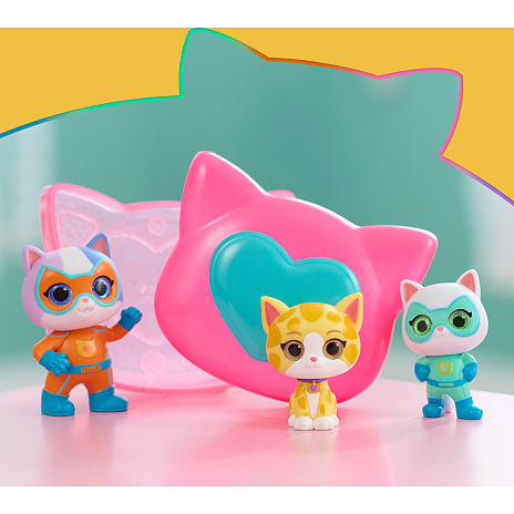 Disney Junior SuperKitties figur 4-5,5 cm - flere varianter - assorteret