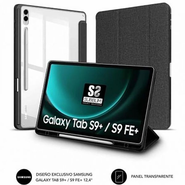Subblim Capa para Tablet Sublim Clear Choque para Samsung Galaxy Tab S9  S9 Fe  12,4