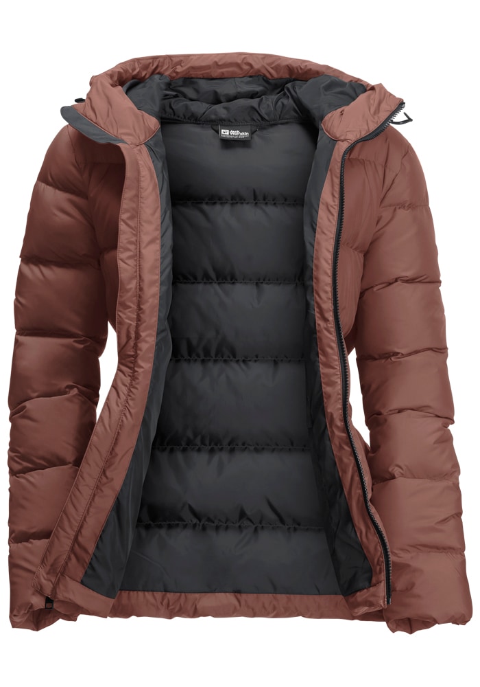 Jack Wolfskin Daunenjacke »FROZEN PALACE JACKET W« mit Kapuze