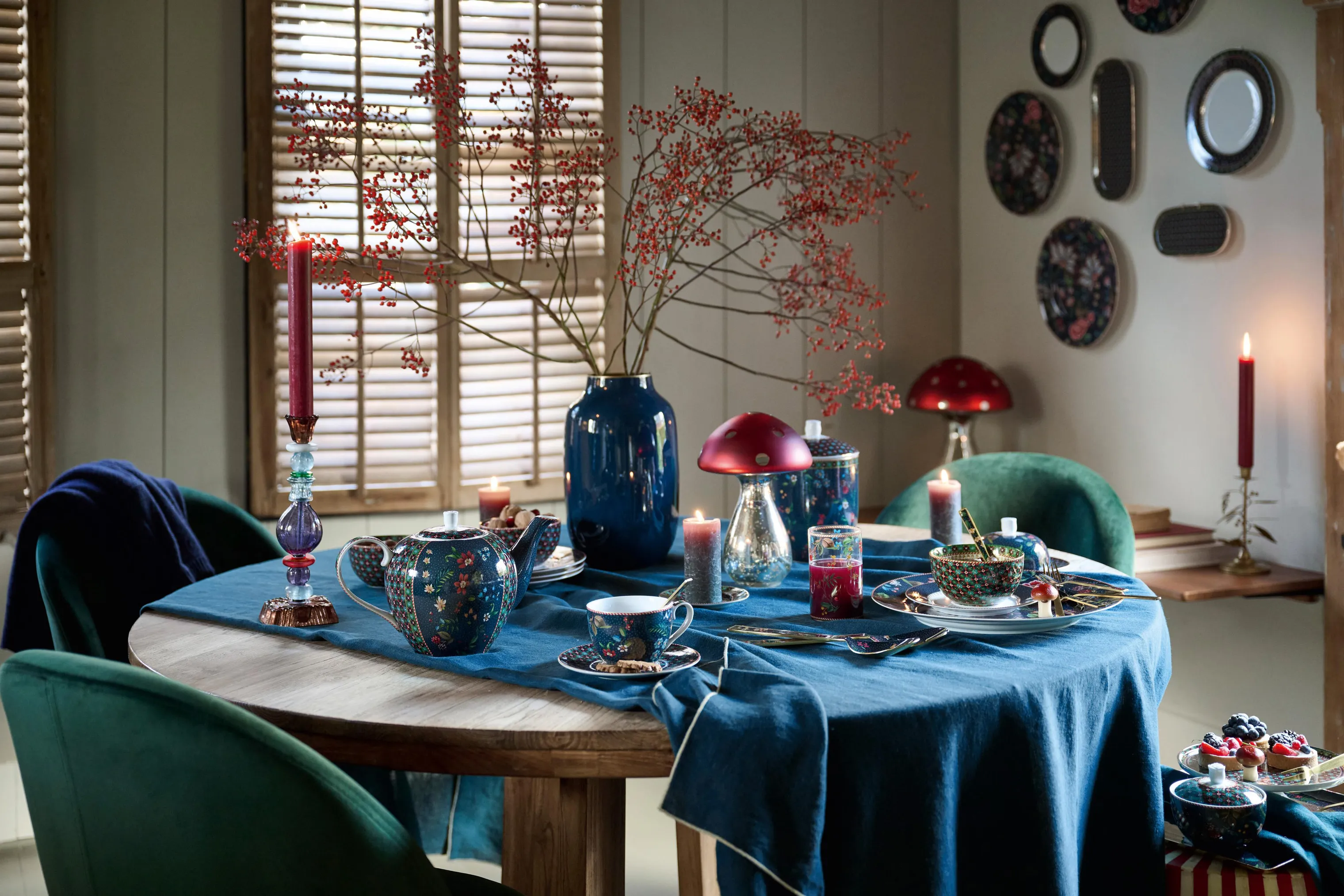 PIP Studio Berry Blues Krus - 2 stk.