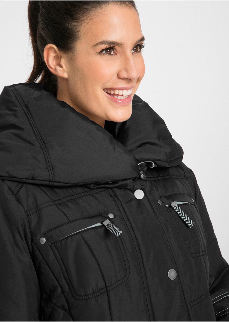 Veste matelassée à grand col