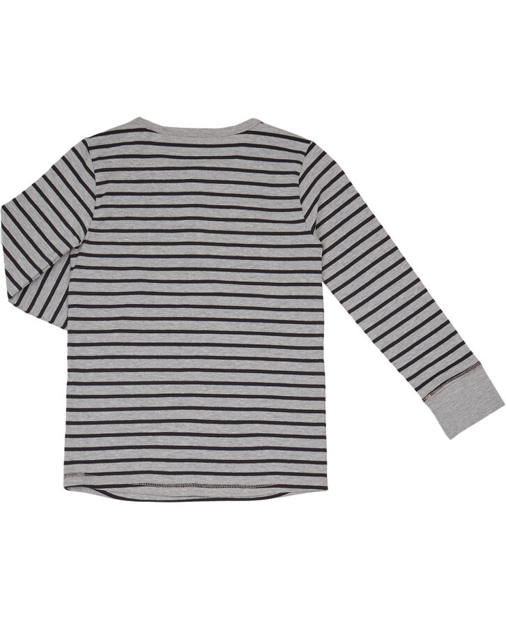 Magasin du Nord Collection Mason 1G 2G Light grey melange / black stripe