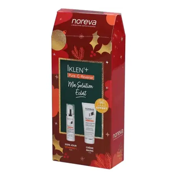 Noreva Iklen + Pure C Reverse Coffret Noel Soin Jour + Crème mains Offert