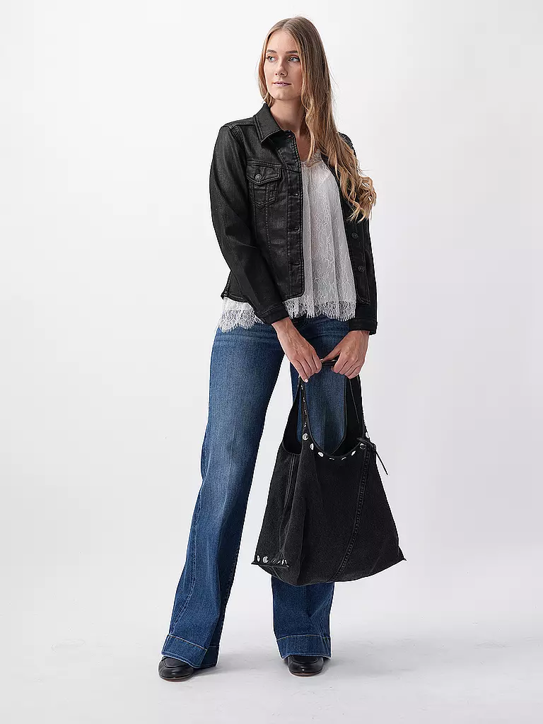 7 FOR ALL MANKIND Jeansjacke MILA  schwarz