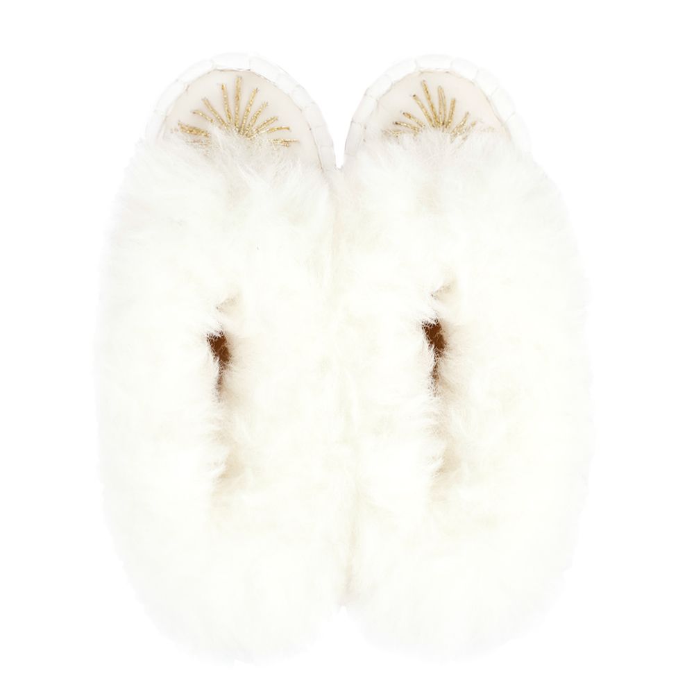 Moonrise dames wollen sloffen Skye beige