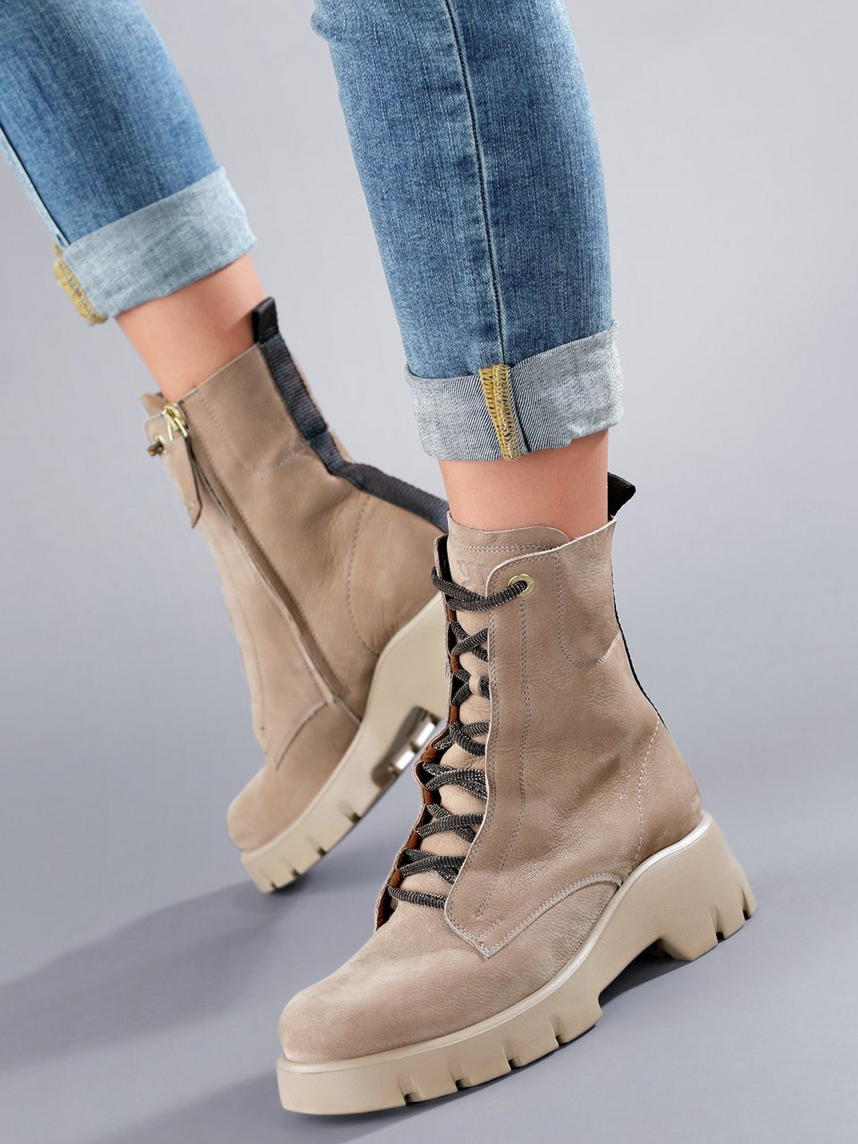 Schnür-Stiefelette