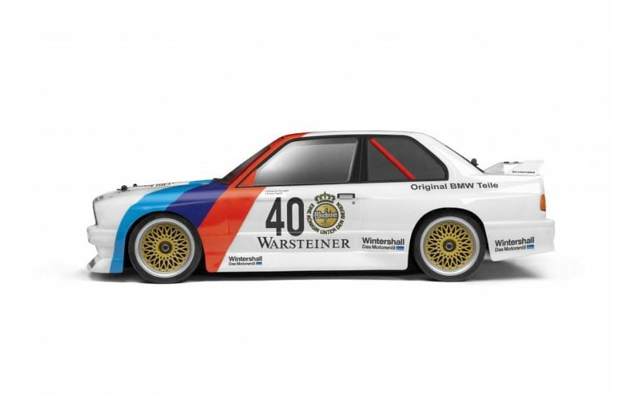 Tourenwagen RS4 Sport 3 BMW M3 4WD, RTR, 1:10<br>BMW E30 M3 WARSTEINER auf HPI RS4 Sport 3 Tourenwagen Chassis