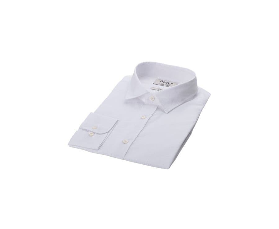 Chemise coton lin Blanche - SUPRIEN