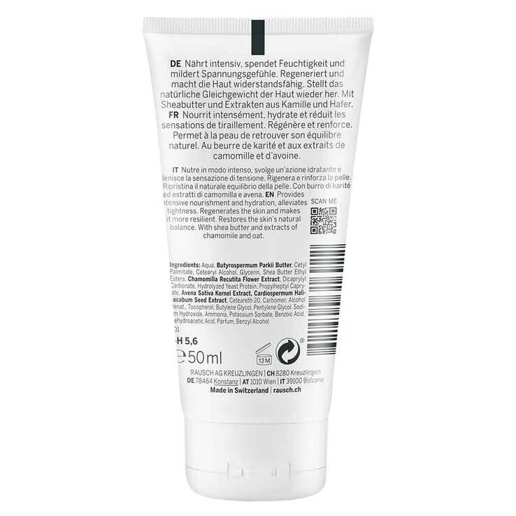 Rausch Sensitive Hand Cream mit Kamille, 50 ml