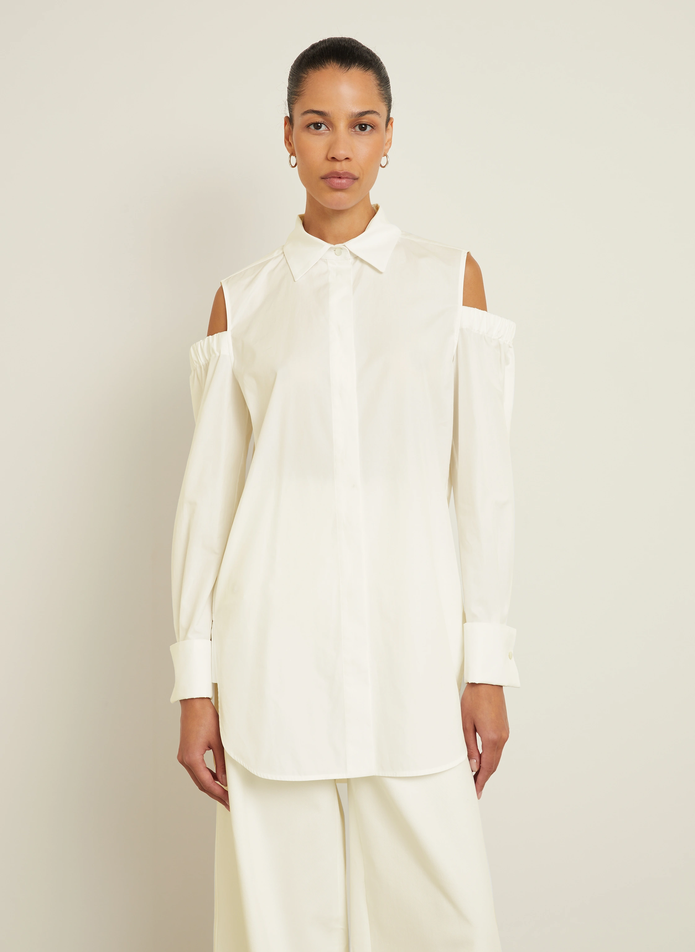 Max Mara Cold-Shoulder-Bluse RAGNI