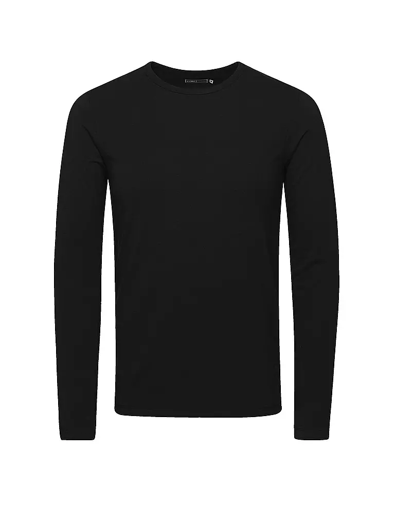 JACK & JONES Basic Langarmshirt schwarz