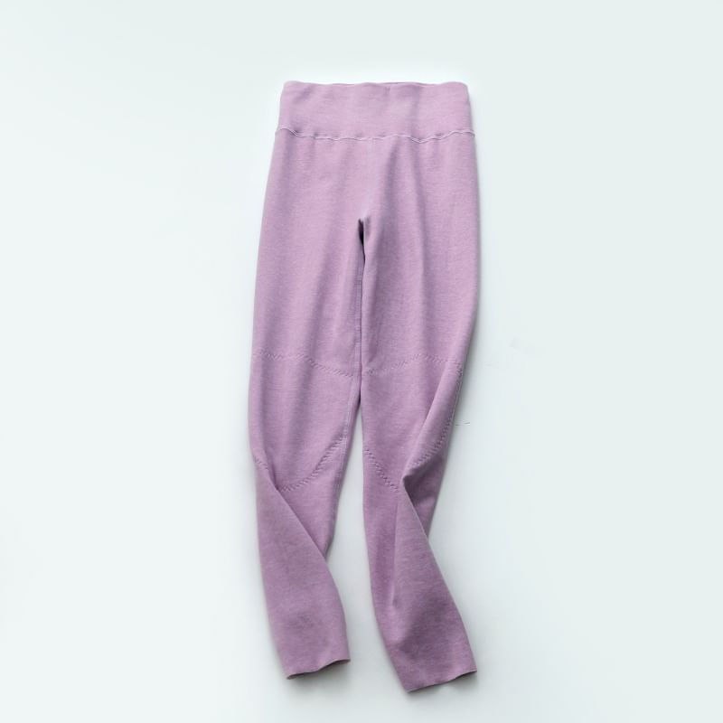Finlies - Matching effen fleece-gevoerde leggings (verschillende ontwerpen)
