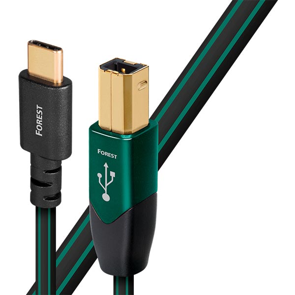 Koop AudioQuest Forest USB-B to USB-C USB-kabel | 5 Jaar Garantie